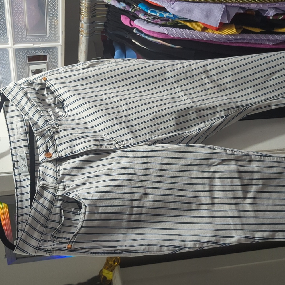 Judy Blue jeans 18W super flare striped